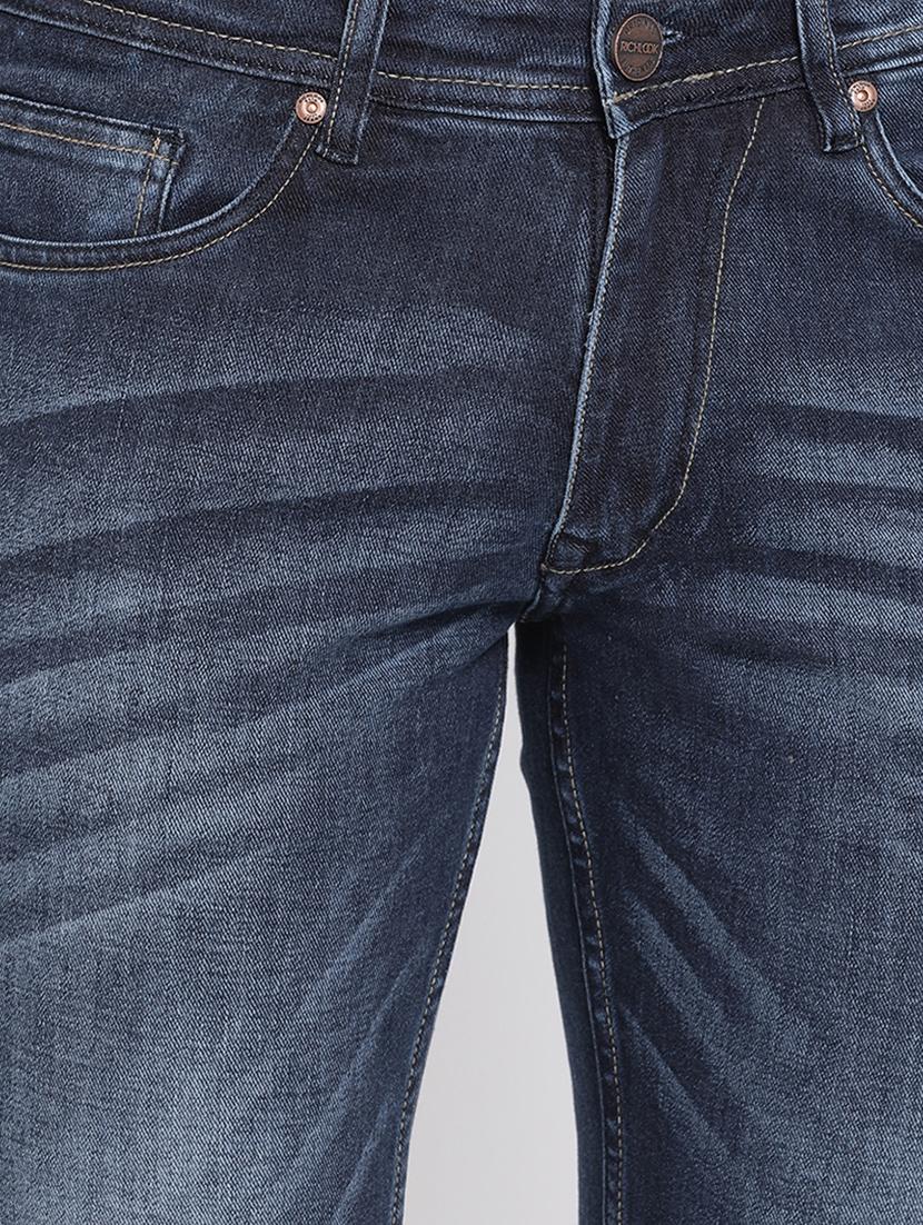 blue cotton washed jeans - 15713464 - Zoom Image - 4