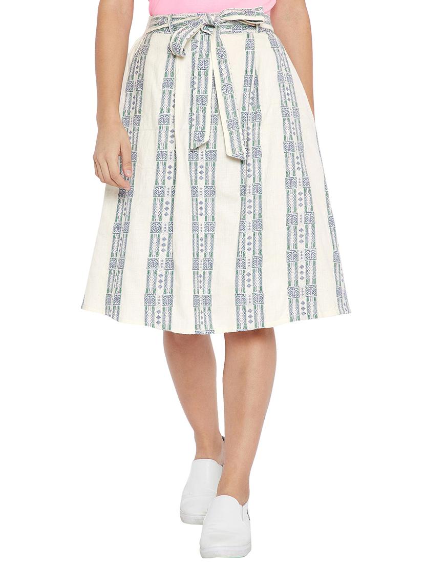 tie up waist pocket detail skirt - 15713593 - Zoom Image - 1