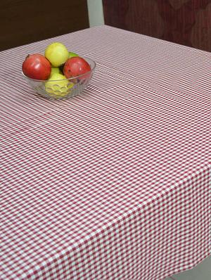 woven check table cover - 15713981 - Standard Image - 4