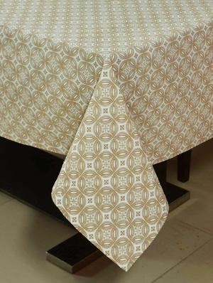 beige printed table cover - 15713988 - Standard Image - 3