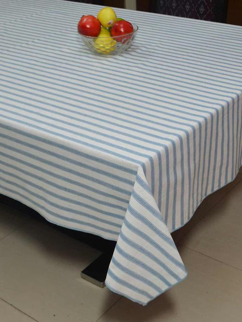 blue stripes table cover - 15713990 - Standard Image - 1
