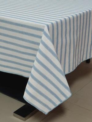 blue stripes table cover - 15713990 - Standard Image - 3