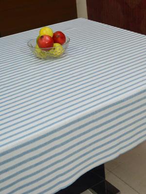 blue stripes table cover - 15713990 - Standard Image - 4