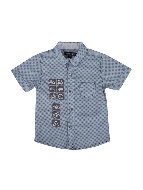 blue cotton shirt - 15714336 - Standard Image - 1