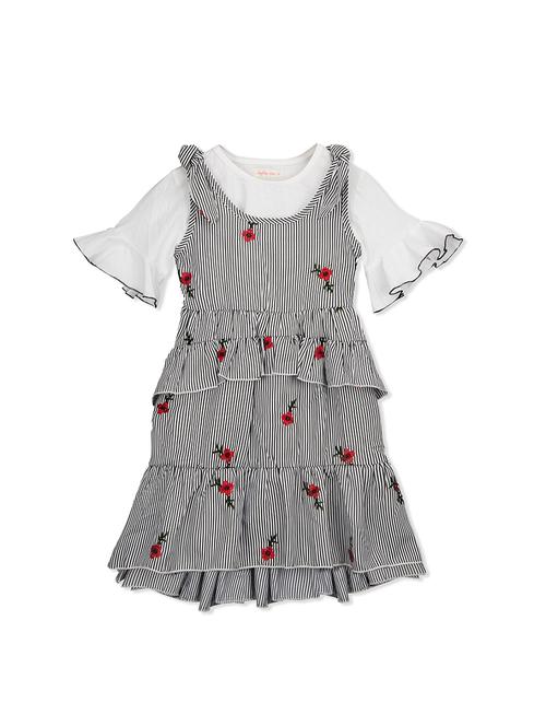 black cotton frock - 15715437 - Standard Image - 1
