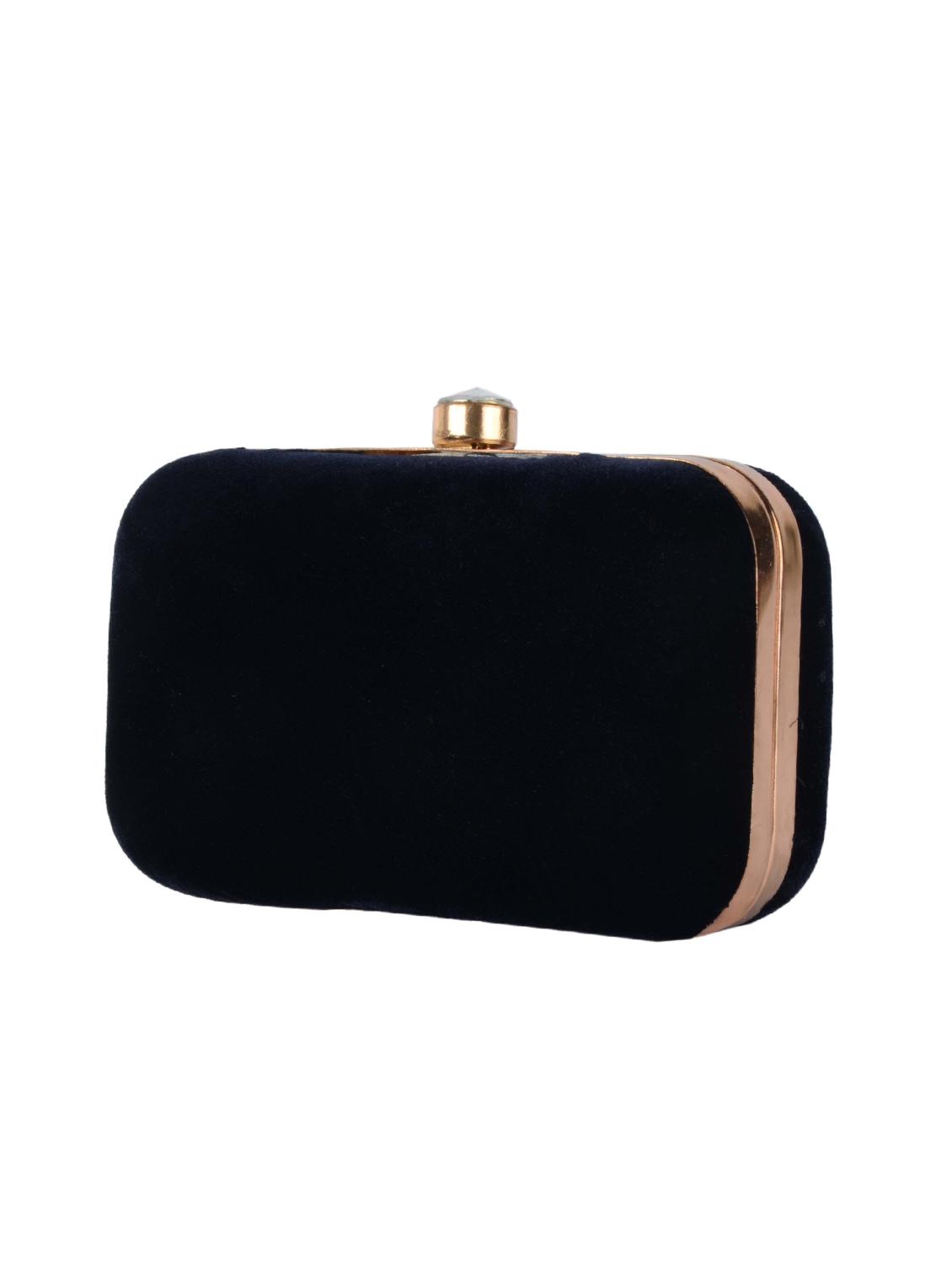 black velvet box clutch - 15715931 - Zoom Image - 2