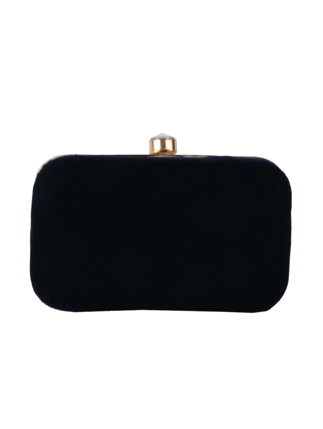 black velvet box clutch - 15715931 - Zoom Image - 4