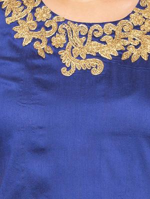 embroidered straight kurta - 15717135 - Standard Image - 4