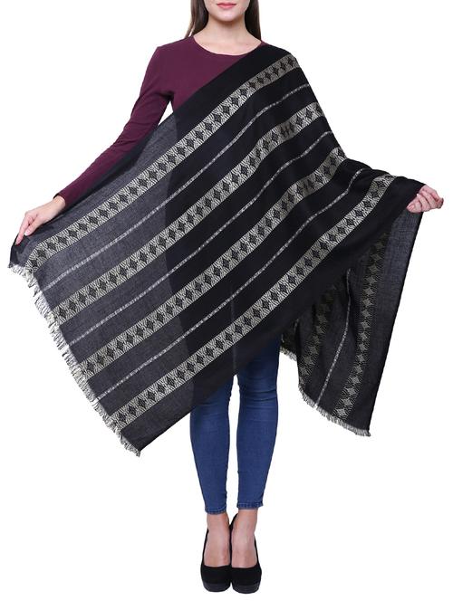 black viscose scarf - 15719373 - Standard Image - 1