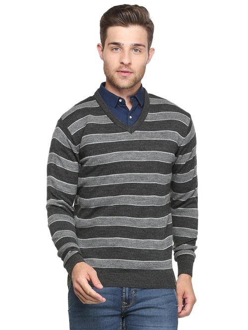 grey acrylic pullover - 15719508 - Standard Image - 1
