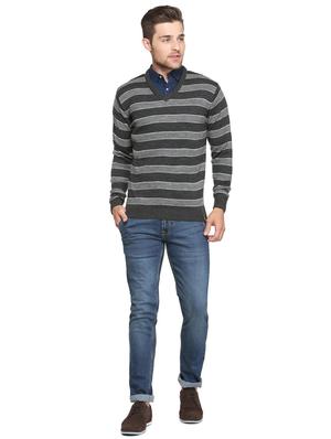 grey acrylic pullover - 15719508 - Standard Image - 3