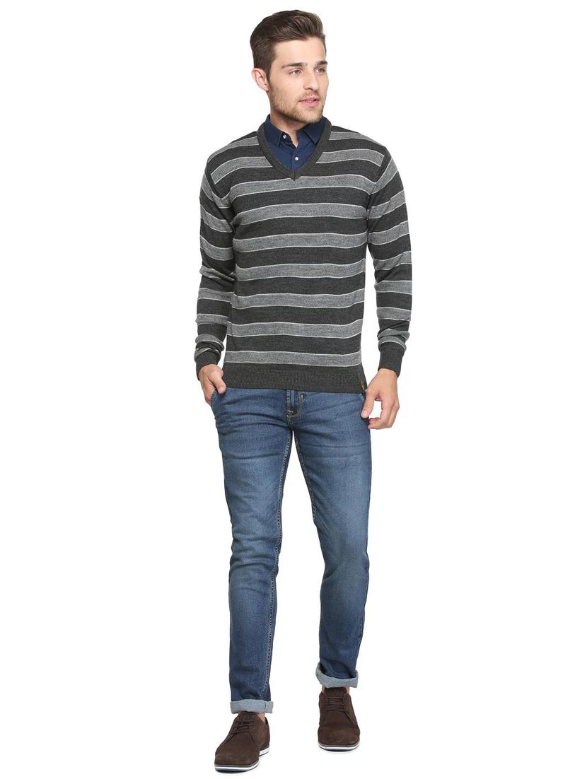 grey acrylic pullover - 15719508 - Zoom Image - 3