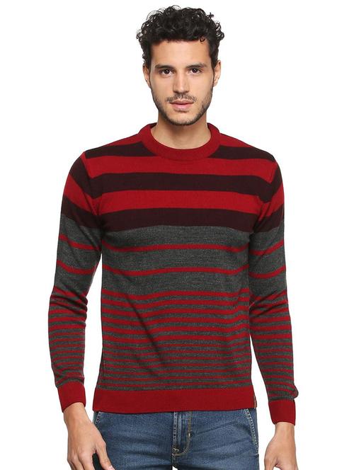 red acrylic pullover - 15719513 - Standard Image - 1