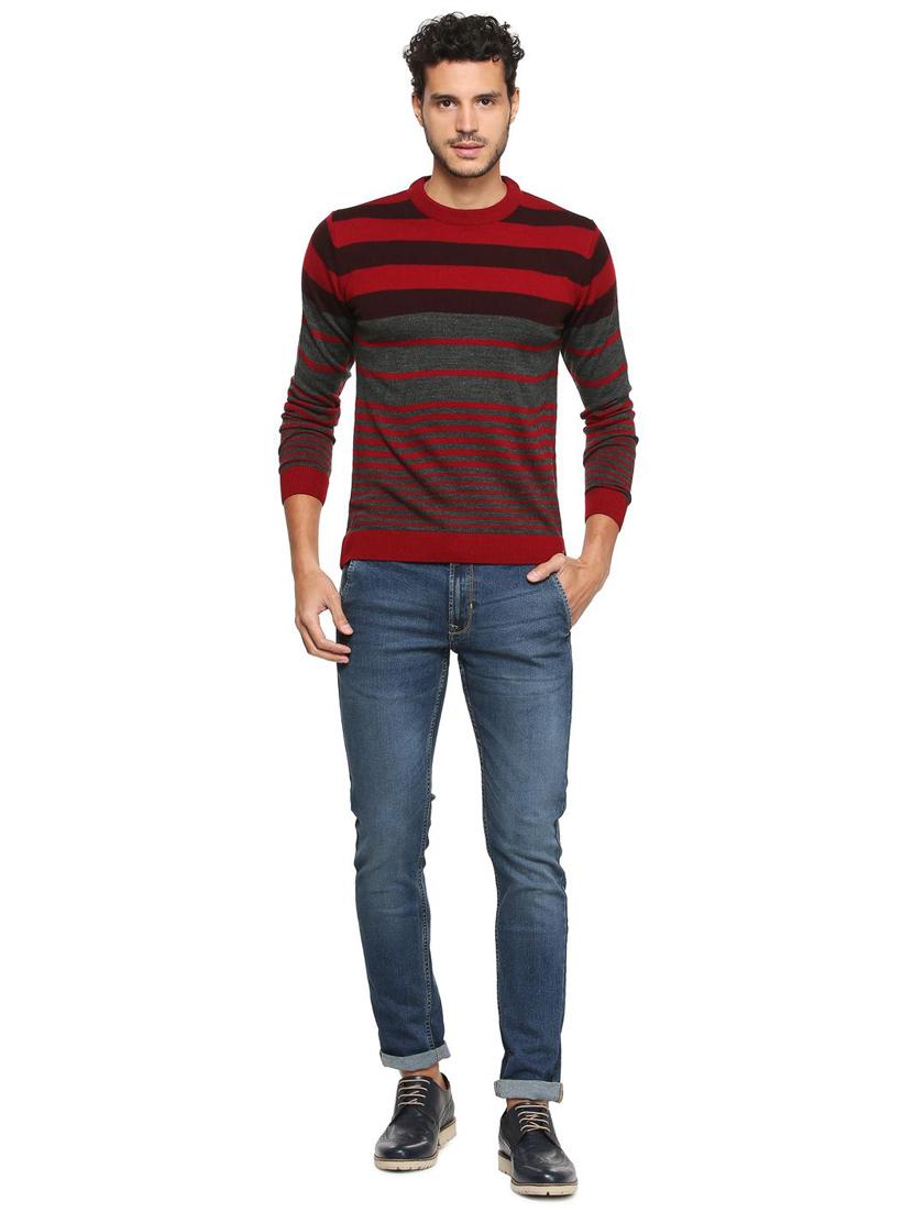 red acrylic pullover - 15719513 - Zoom Image - 3
