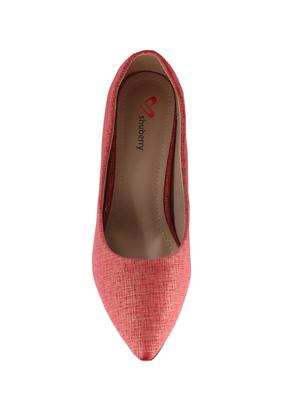 maroon suede slip on pumps - 15720769 - Standard Image - 4