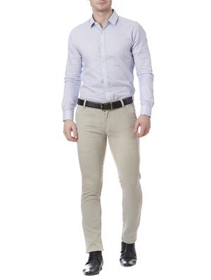 grey cotton flat front formal trouser - 15721517 - Standard Image - 4