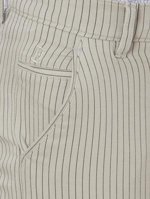 grey cotton flat front formal trouser - 15721517 - Standard Image - 5