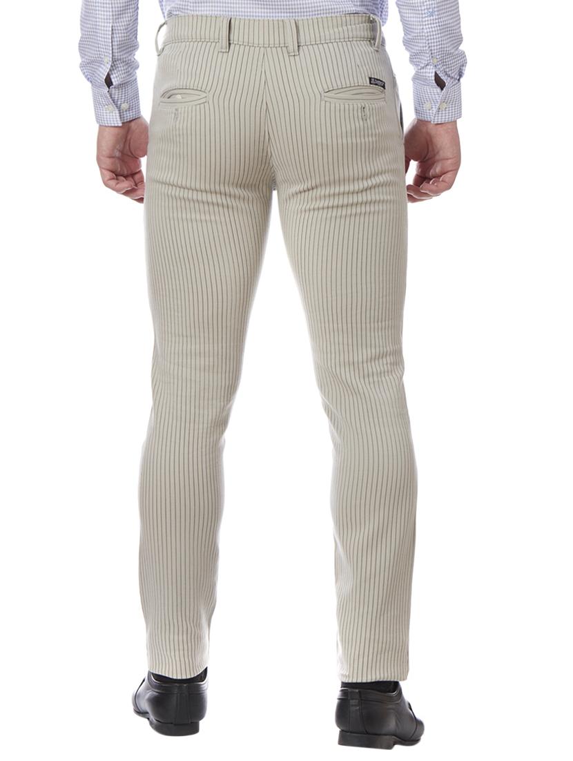 grey cotton flat front formal trouser - 15721517 - Zoom Image - 3