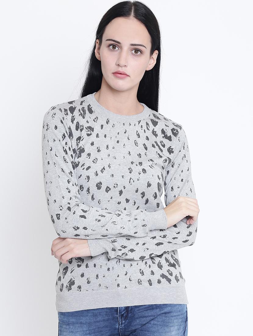 ribbed edge crew neck pullover - 15721732 - Zoom Image - 1