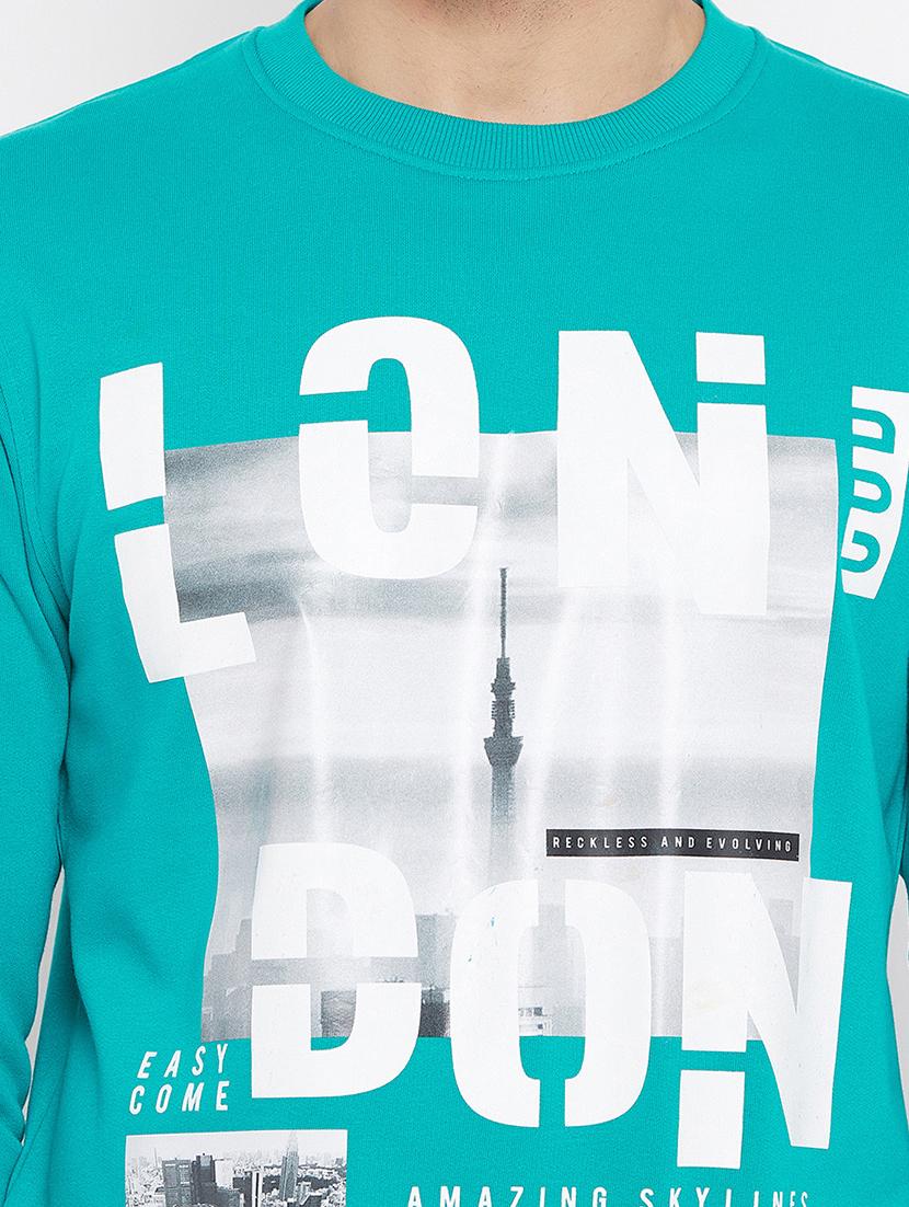 blue cotton sweatshirt - 15722233 - Zoom Image - 4
