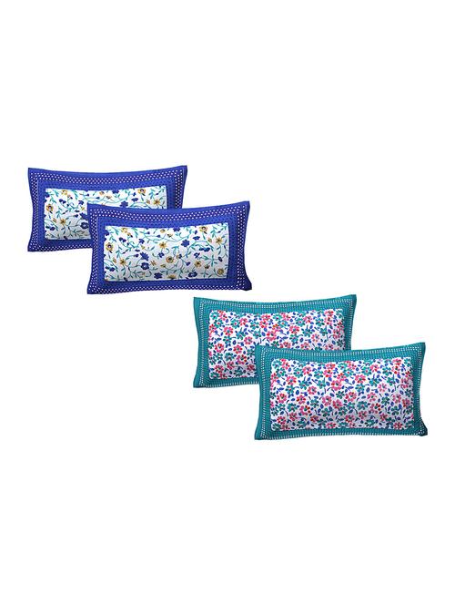 cotton printed pillow cover set(4 pieces)-27"x17" - 15722323 - Standard Image - 1