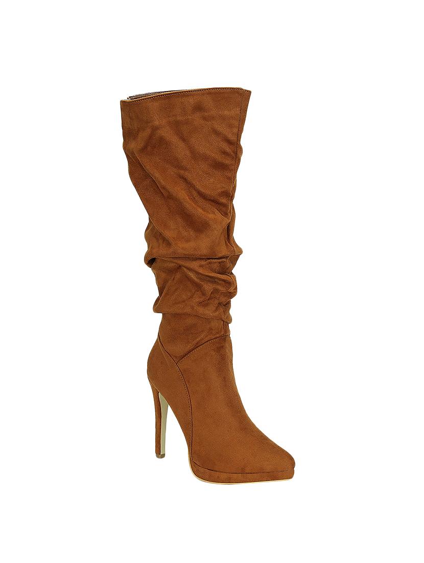 tan knee length boot - 15722328 - Zoom Image - 1
