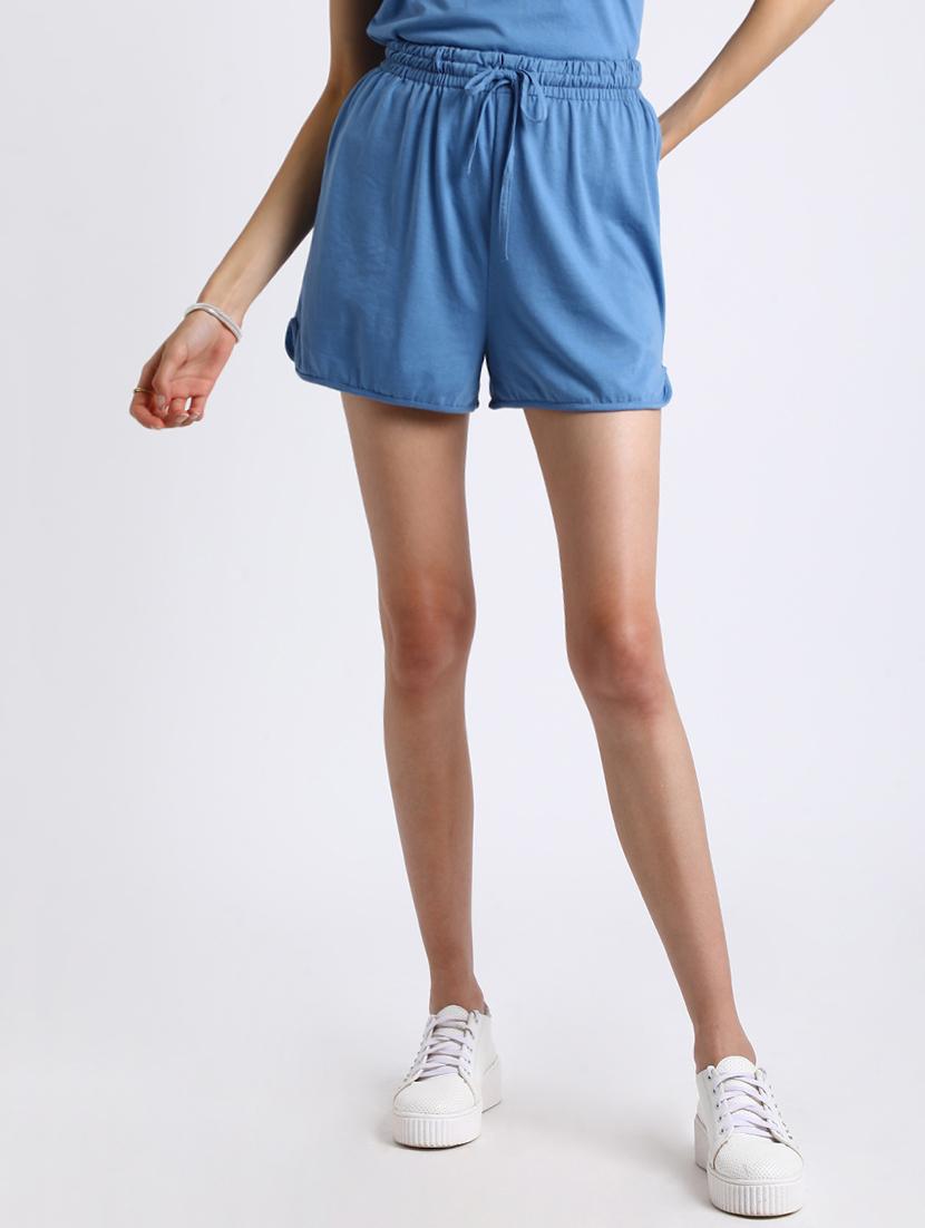 drawstring detail elasticated waist shorts - 15723961 - Zoom Image - 1