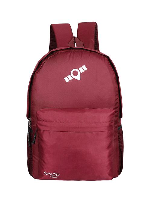maroon polyester backpack - 15724576 - Very Small Image - 1