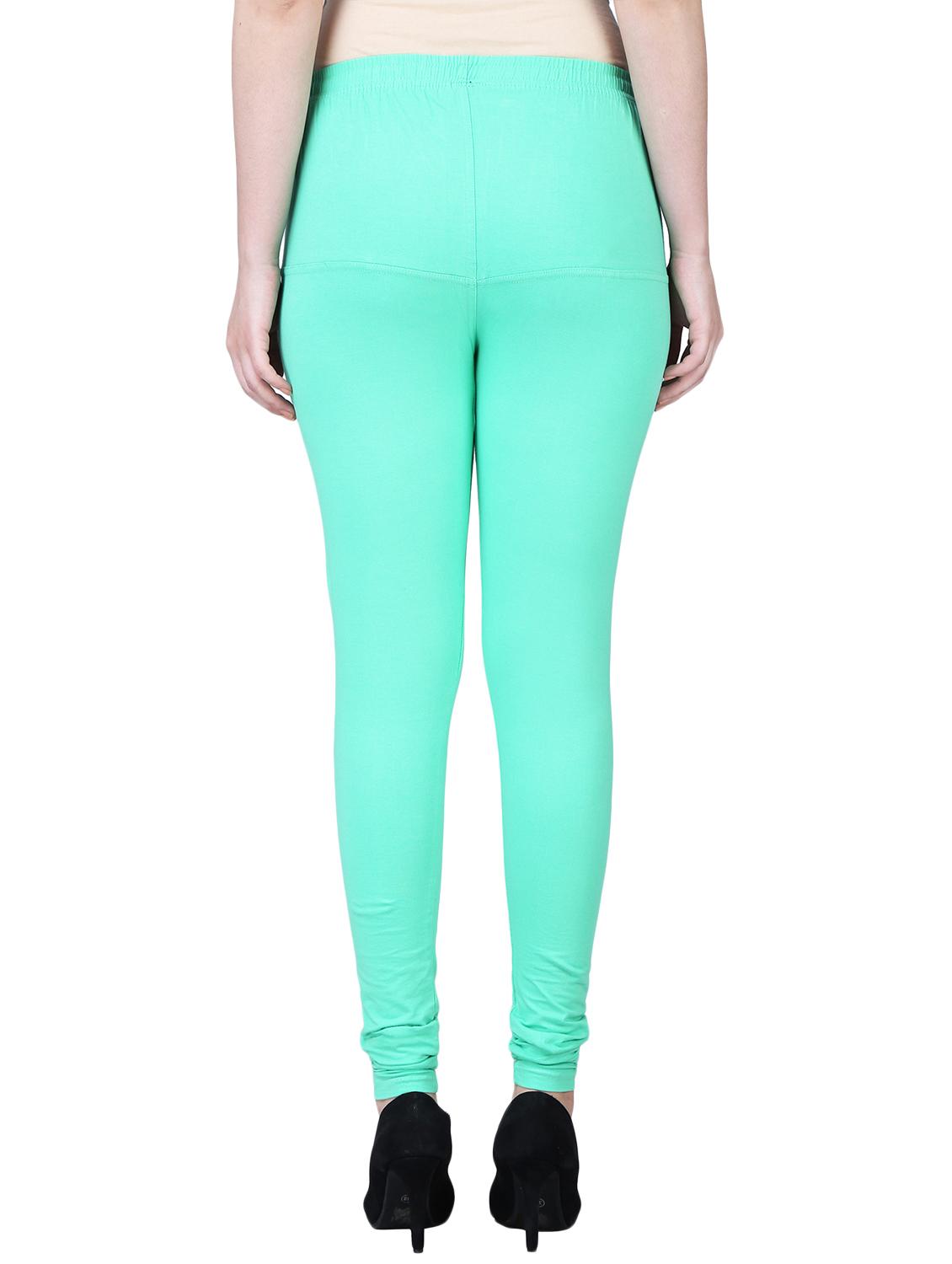 green cotton churidars - 15724816 - Zoom Image - 3