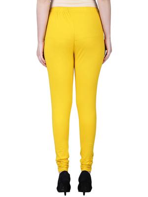 yellow cotton churidars - 15724818 - Standard Image - 3
