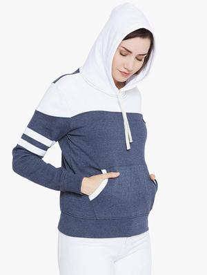 binding detail hooded sweatshirt - 15724834 - Standard Image - 2