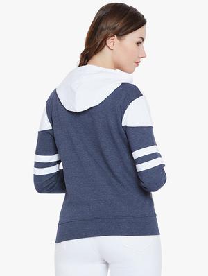 binding detail hooded sweatshirt - 15724834 - Standard Image - 3