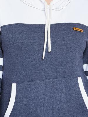 binding detail hooded sweatshirt - 15724834 - Standard Image - 5