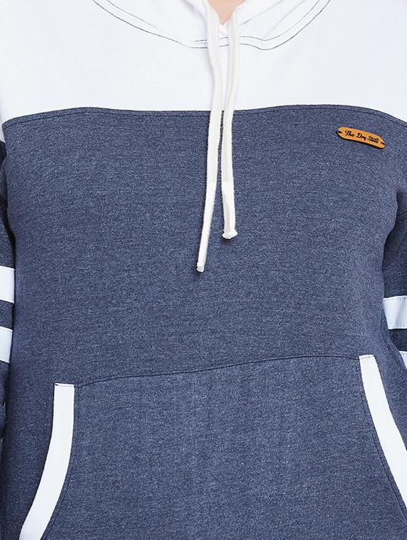binding detail hooded sweatshirt - 15724834 - Zoom Image - 5