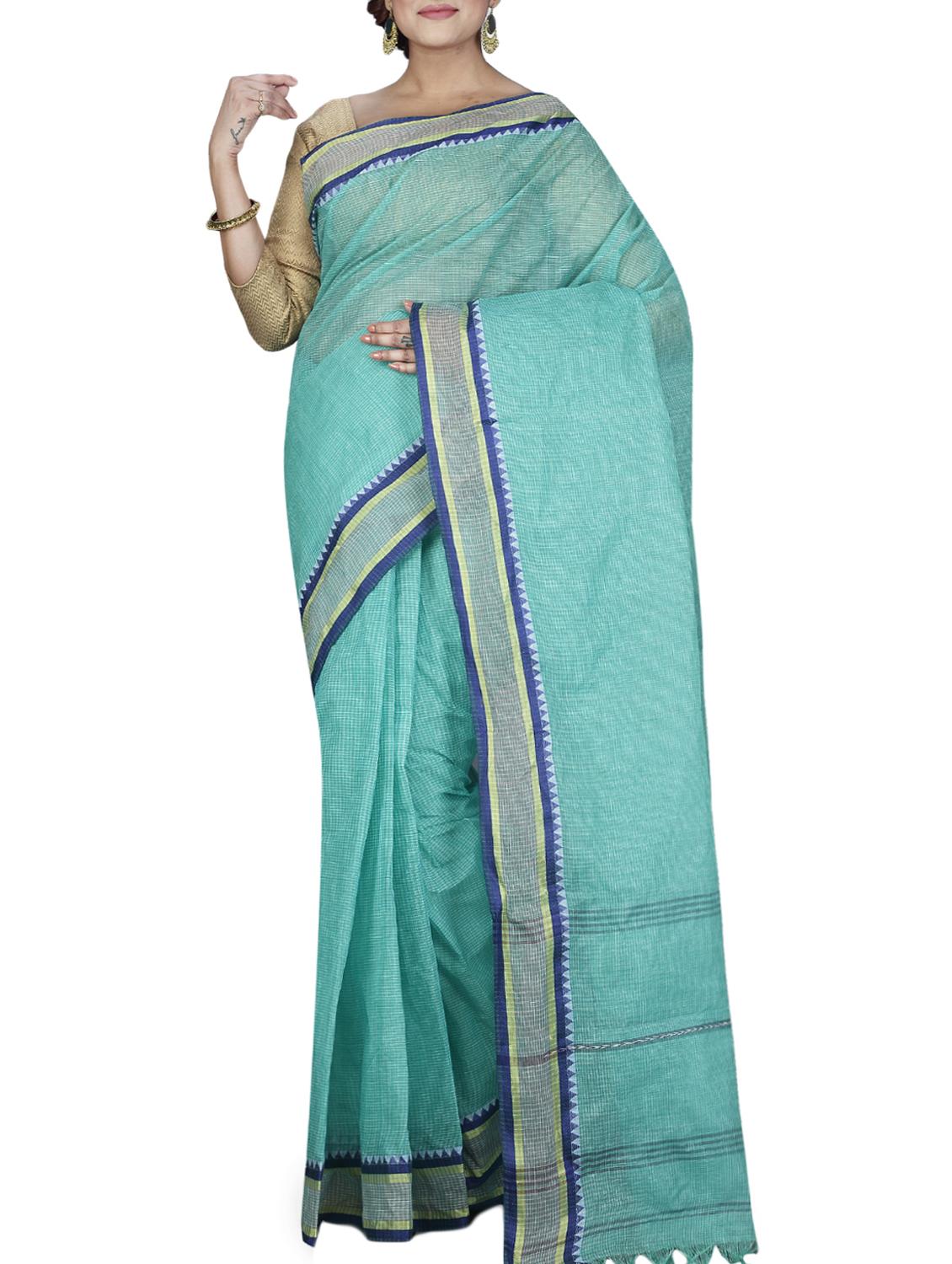 zari border tant saree - 15725732 - Zoom Image - 1