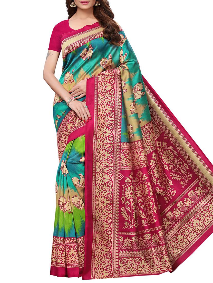 conversational mysore silk saree with blouse - 15726352 - Zoom Image - 1