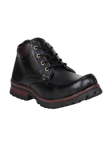 black leatherette low ankle boots - 15726563 - Very Small Image - 1
