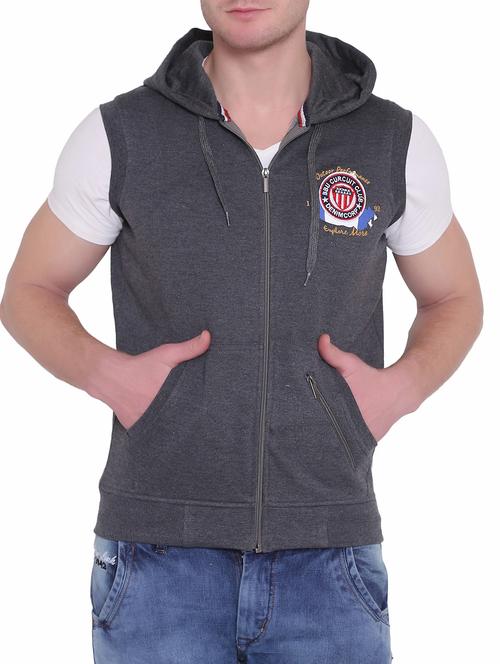 grey cotton sweatshirt - 15726598 - Standard Image - 1