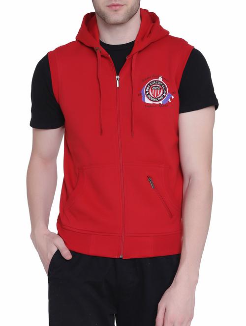 red cotton sweatshirt - 15726599 - Standard Image - 1