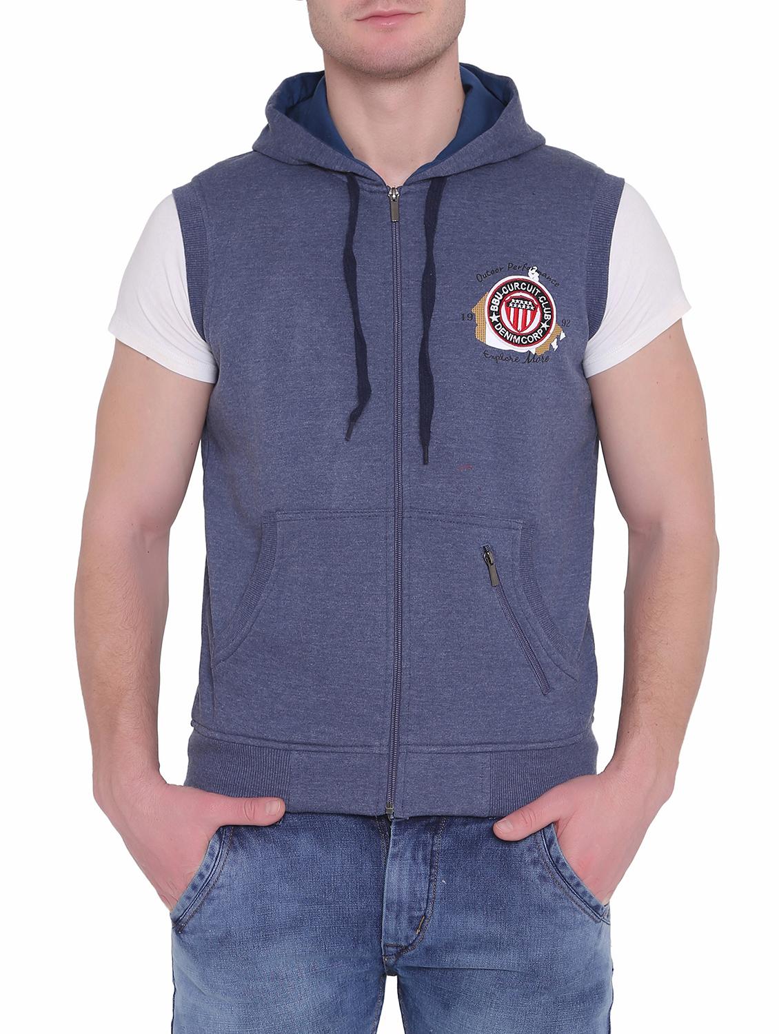 blue cotton sweatshirt - 15726600 - Zoom Image - 1