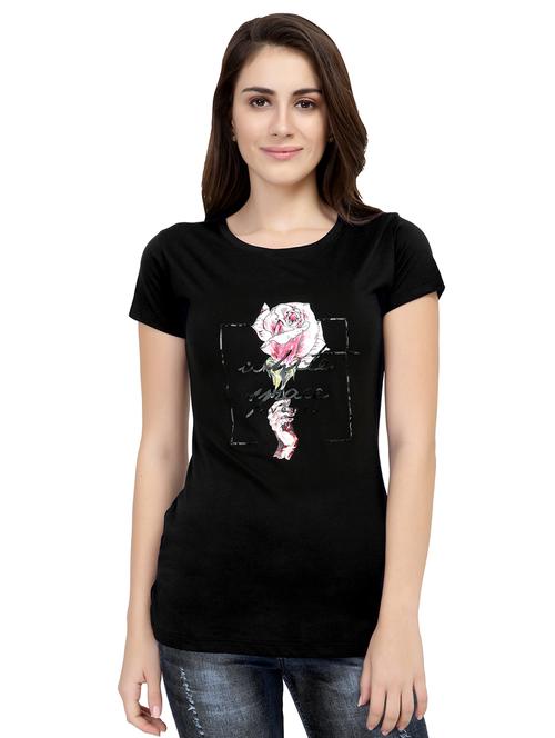 graphic print short sleeved tee - 15726869 - Standard Image - 1