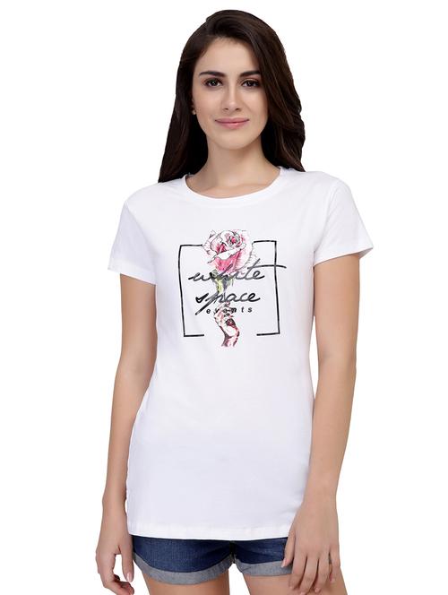 graphic print short sleeved tee - 15726878 - Standard Image - 1