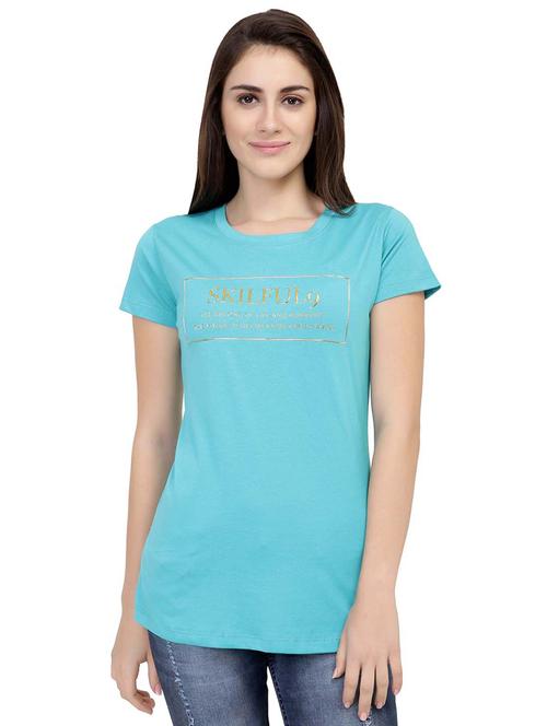 Slogan Print Short Sleeved Tee - 15726892 - Standard Image - 1