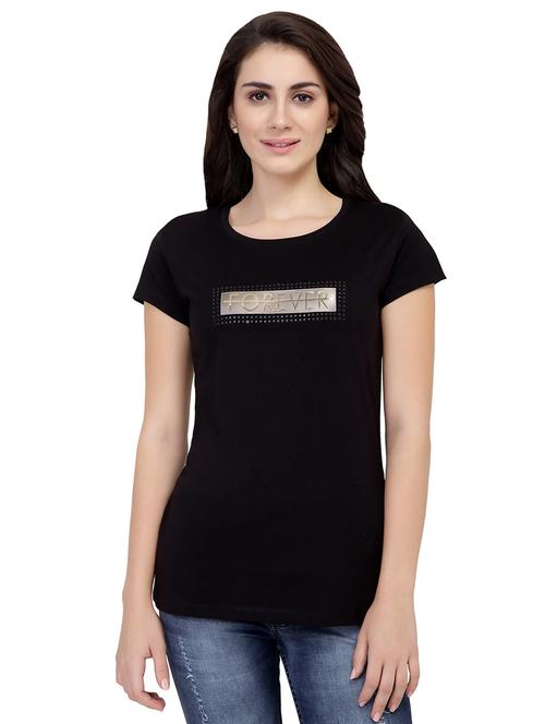 letter patch short sleeved tee - 15726898 - Standard Image - 1