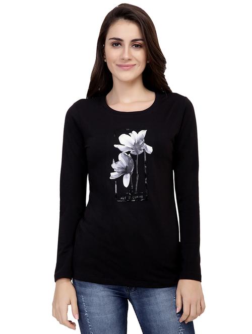 Graphic Print Long Sleeved Tee - 15726929 - Standard Image - 1