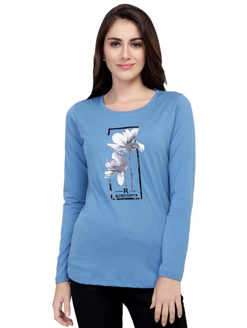 Graphic Print Long Sleeved Tee - 15726932 - Standard Image - 1