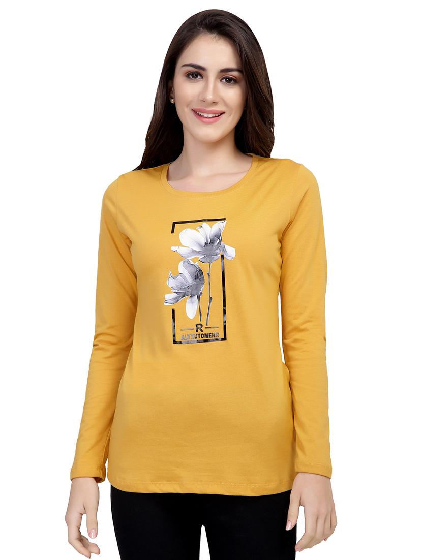 Graphic Print Long Sleeved Tee - 15726937 - Zoom Image - 1