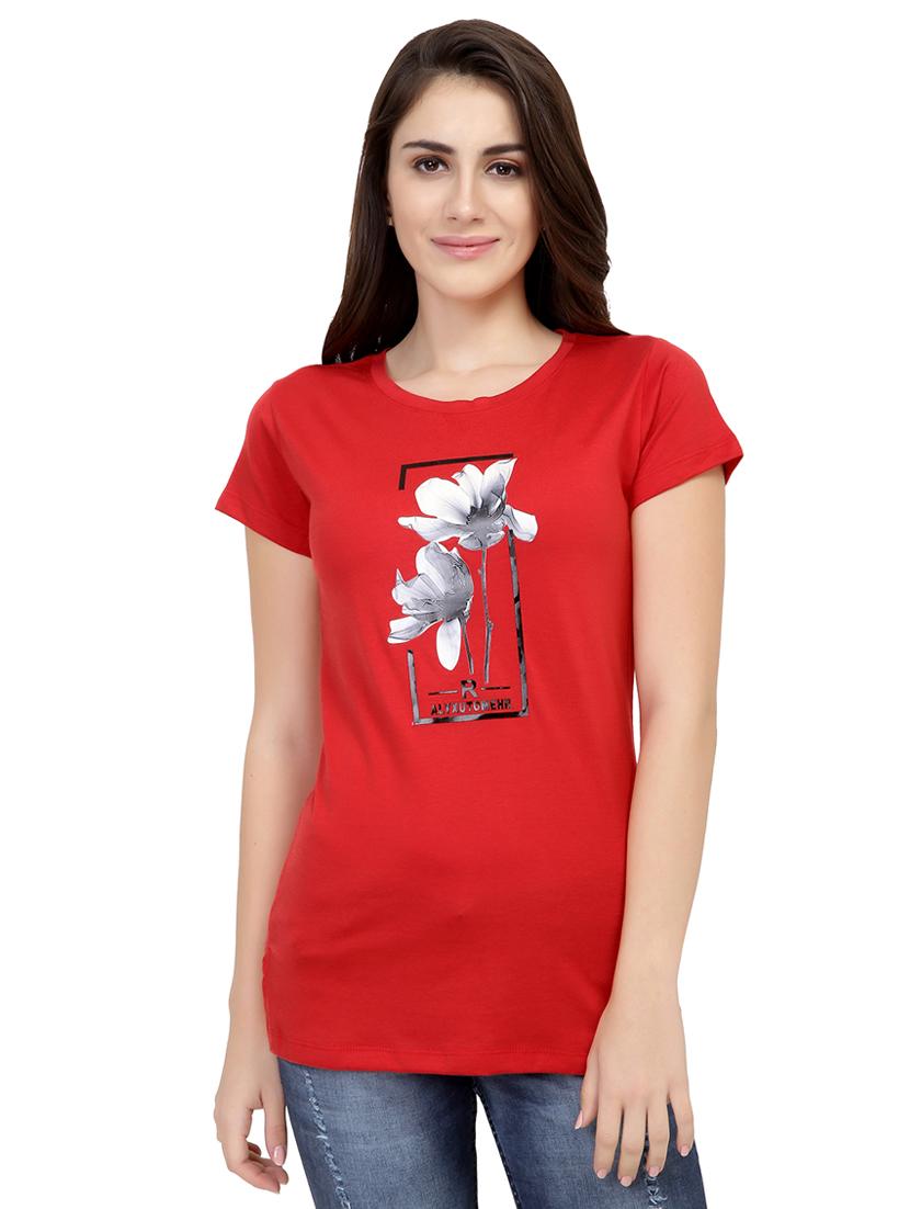 Graphic Print Short Sleeved Tee - 15726944 - Zoom Image - 1