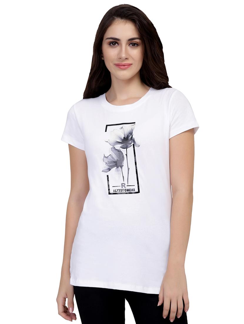 Graphic Print Short Sleeved Tee - 15726945 - Zoom Image - 1