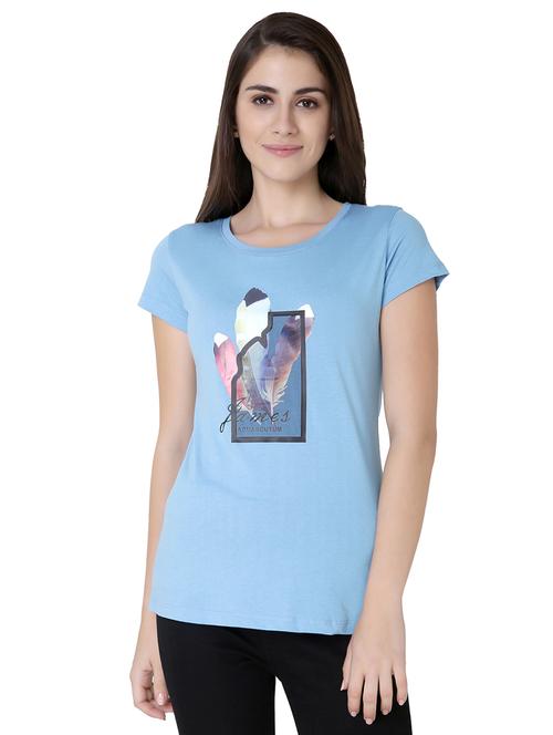 Graphic Print Short Sleeved Tee - 15726964 - Standard Image - 1